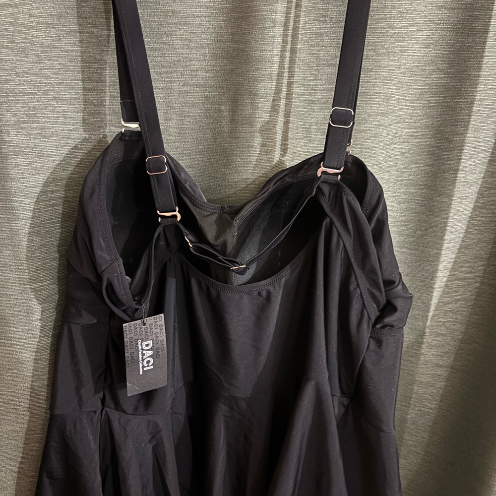 Black Swim Top - Picture 2 of 2